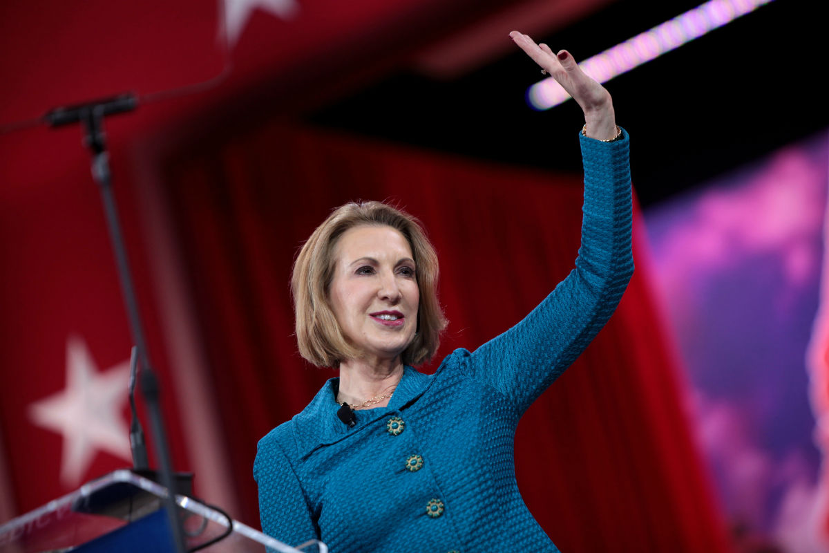 Carly Fiorina tänker rösta på Biden