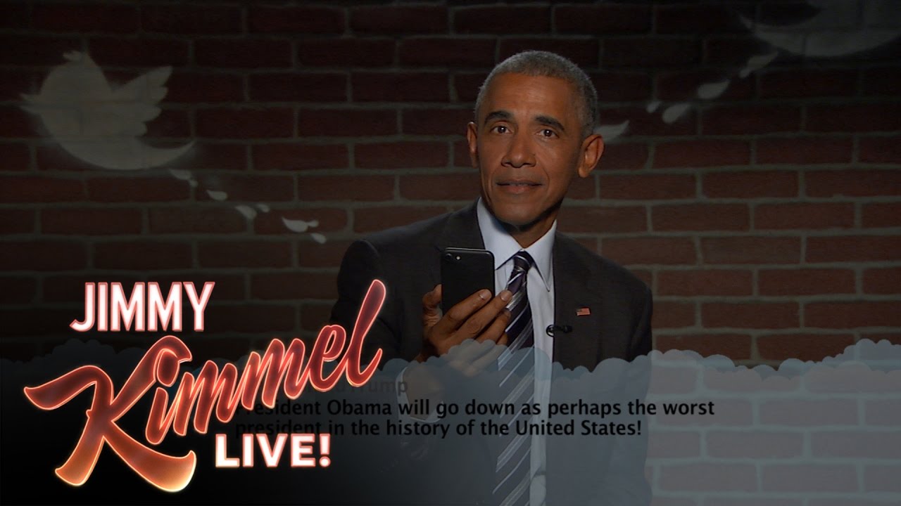 Nya Mean Tweets med Obama