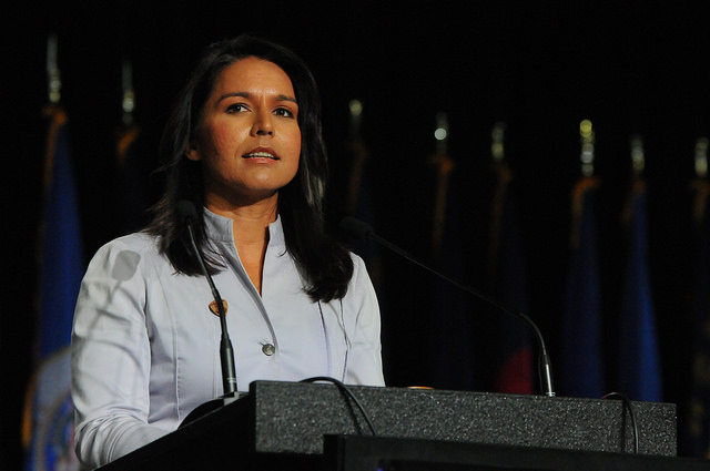 Av 7 kandidater lyckades Tulsi Gabbard komma 11:a i Nevada